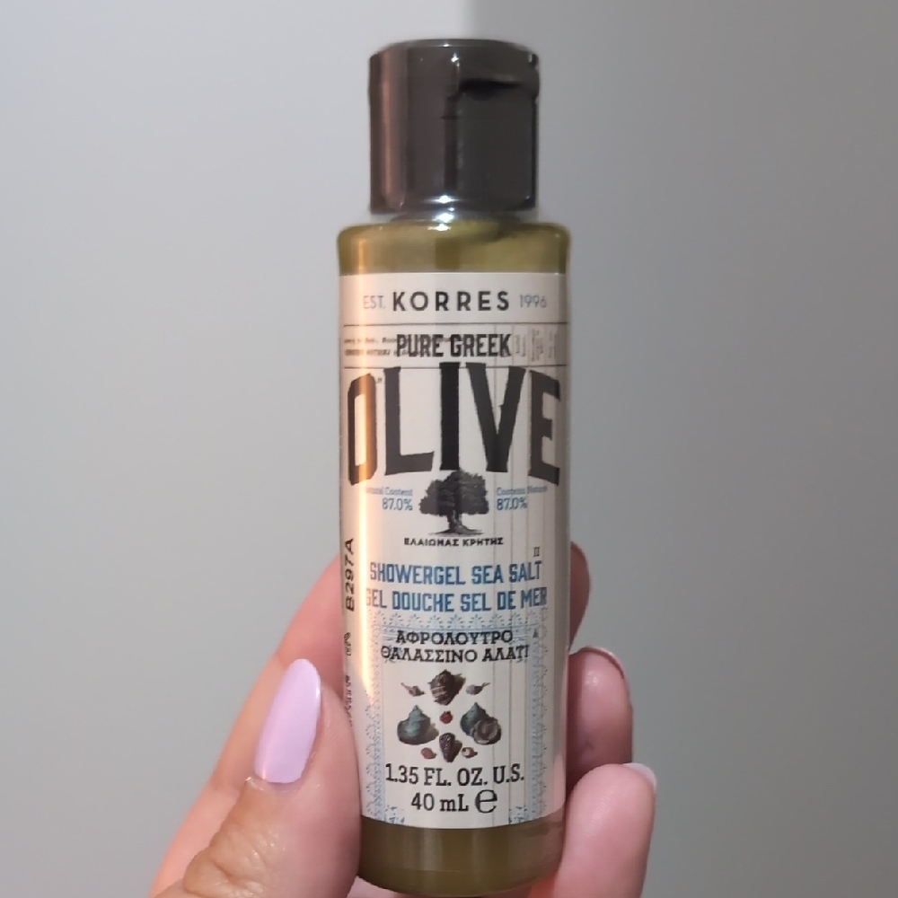 Korres Pure Greek Olive Sea Salt Shower Gel - 40ml